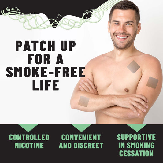 Anti-Smoke Herbal Patches to Help Reduce Cravings, Herbal Stop Smoking Aid for a Healthier Lifestyle, 30 patches