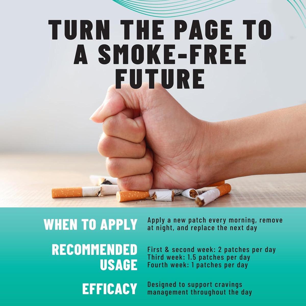 Anti-Smoke Herbal Patches Transparent, Quit Smoking Aid to Reduce Crav ...