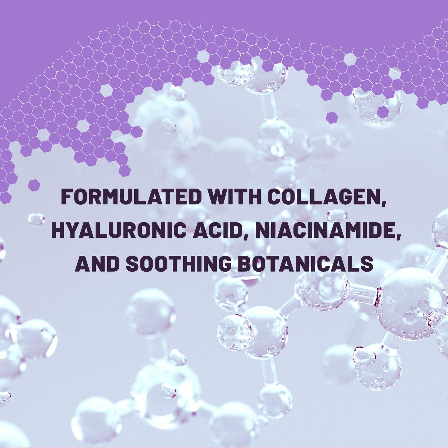 Bio-Collagen Overnight Face Mask, Hydrating & Nourishing Sheet Mask, 6 masks