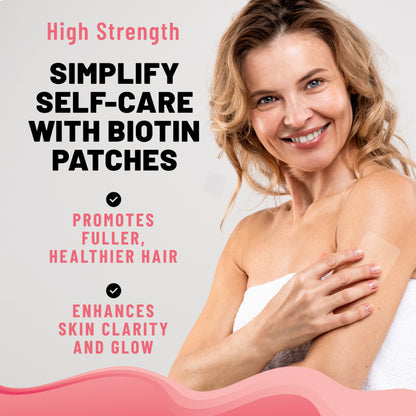 Biotin Patches with Essential Vitamins, 36 patches