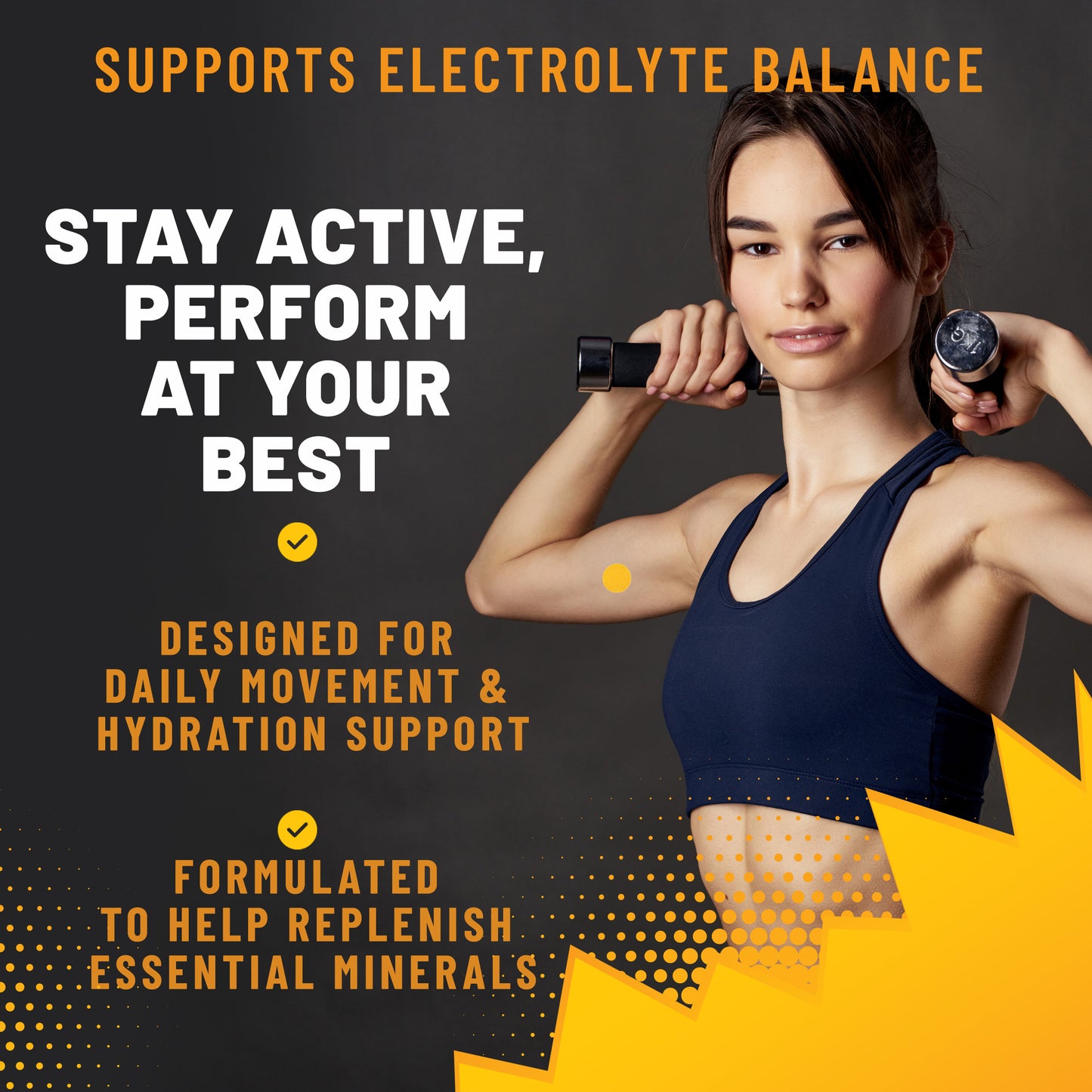 Electrolyte Patches – Replenish & Balance with Potassium, Magnesium, Iron & Calcium, 36 Patches