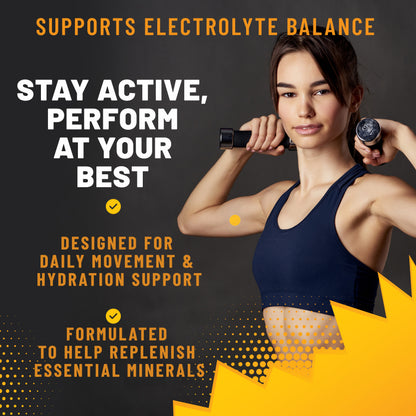 Electrolyte Patches – Replenish & Balance with Potassium, Magnesium, Iron & Calcium, 36 Patches