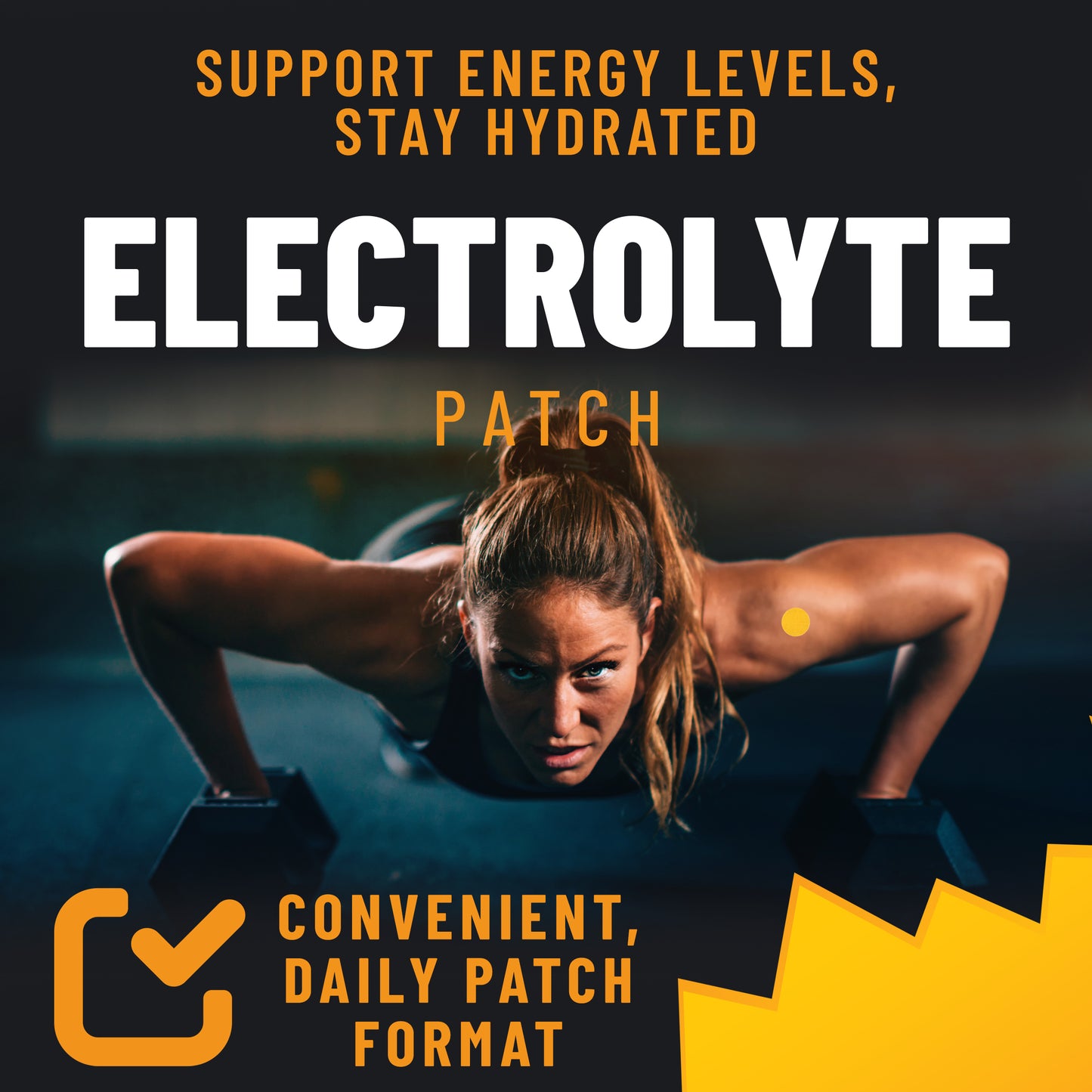 Electrolyte Patches – Replenish & Balance with Potassium, Magnesium, Iron & Calcium, 36 Patches