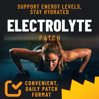 Electrolyte Patches – Replenish & Balance with Potassium, Magnesium, Iron & Calcium, 36 Patches