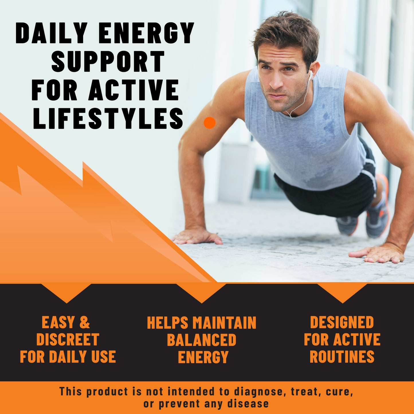Energy Patches, Vitality & Focus Support with Vitamin B12 & Essential B-Complex Vitamins, 36 Patches