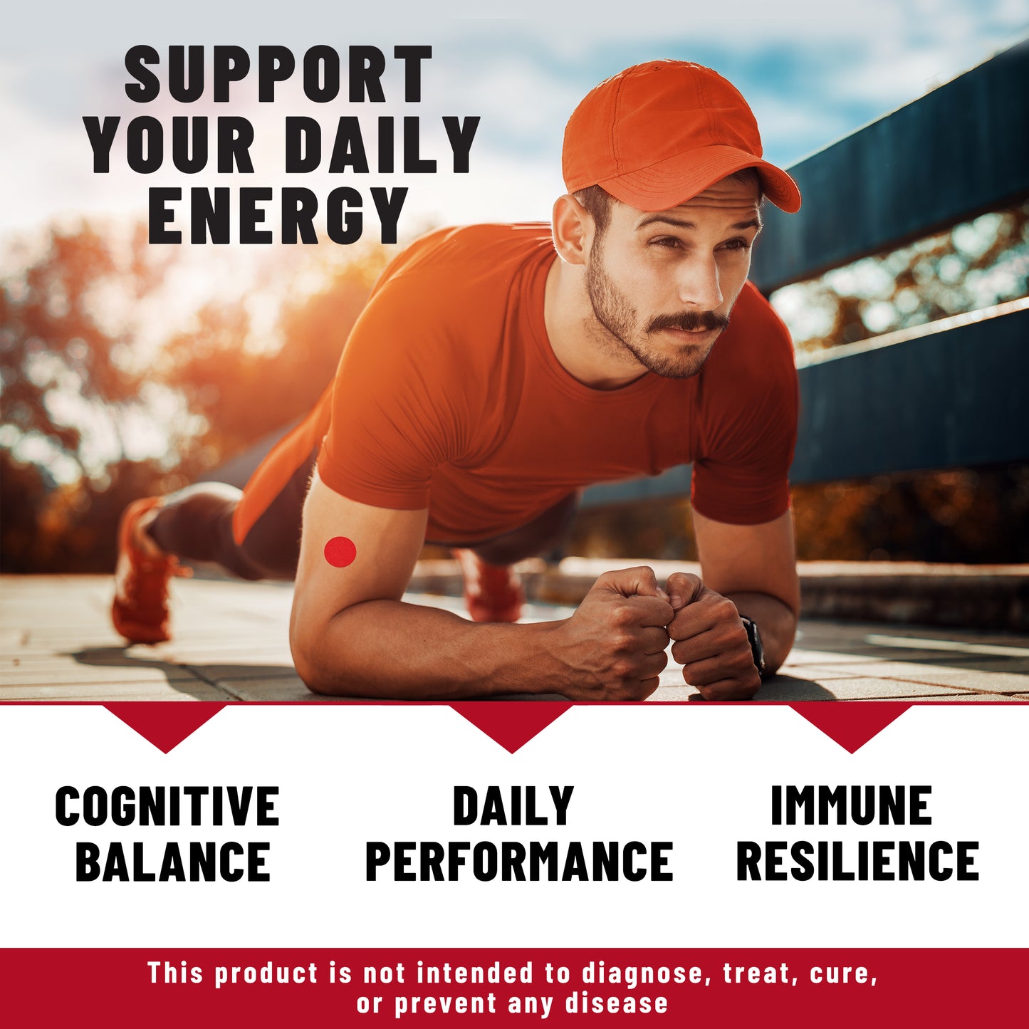 Iron Patches, Daily Vitality & Strength Support with Iron, Vitamin C & Folate, 36 Patches
