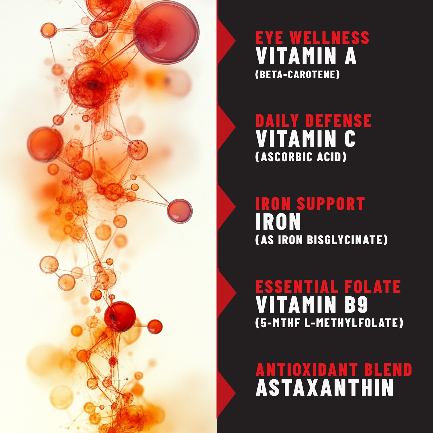 Iron Patches, Daily Vitality & Strength Support with Iron, Vitamin C & Folate, 36 Patches