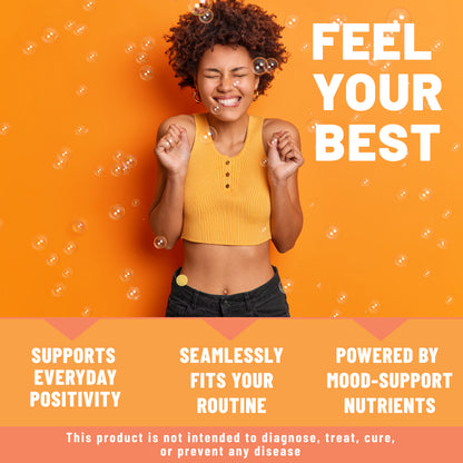 Mood Patches, Daily Mood & Emotional Wellbeing Support with 5-HTP, L-Theanine, Rhodiola & Mucuna, 36 Patches