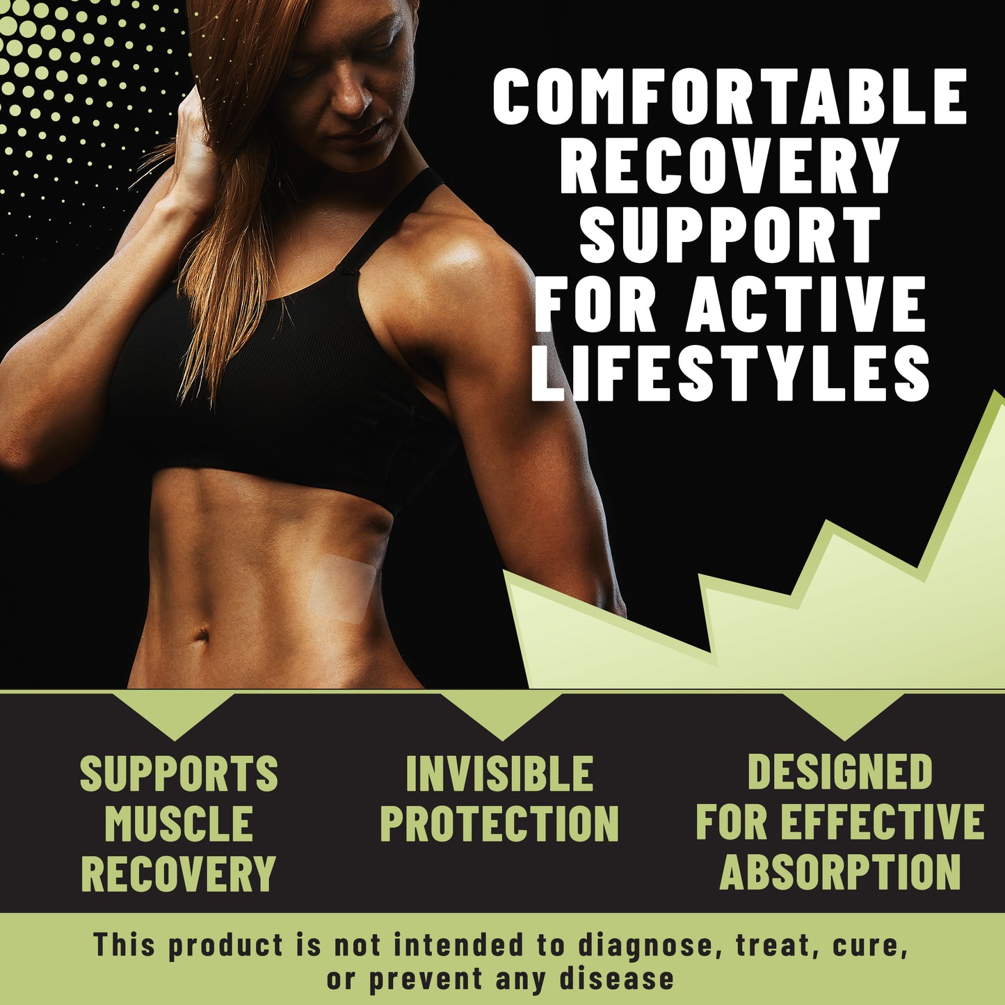 Post-Workout Muscle Recovery Patches with Vitamin C - 36 Patches