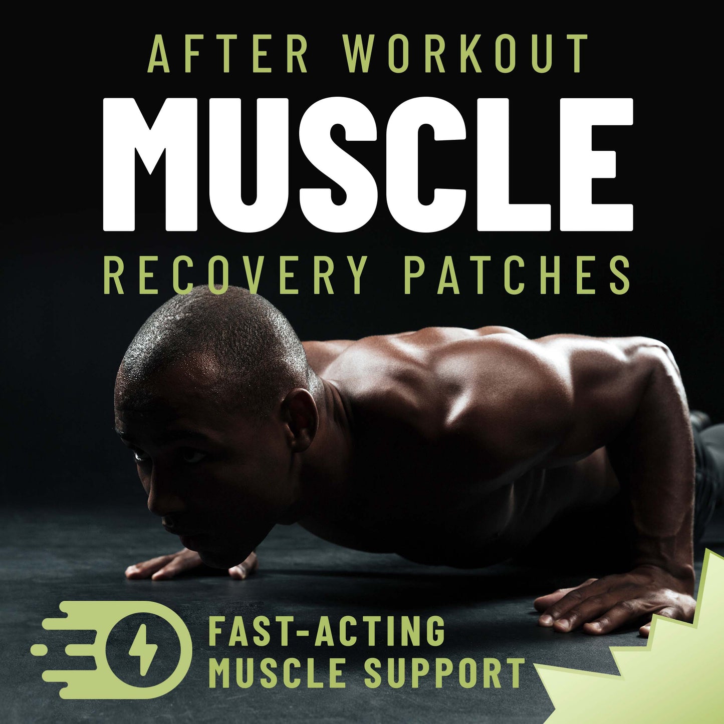 Post-Workout Muscle Recovery Patches with Vitamin C - 36 Patches