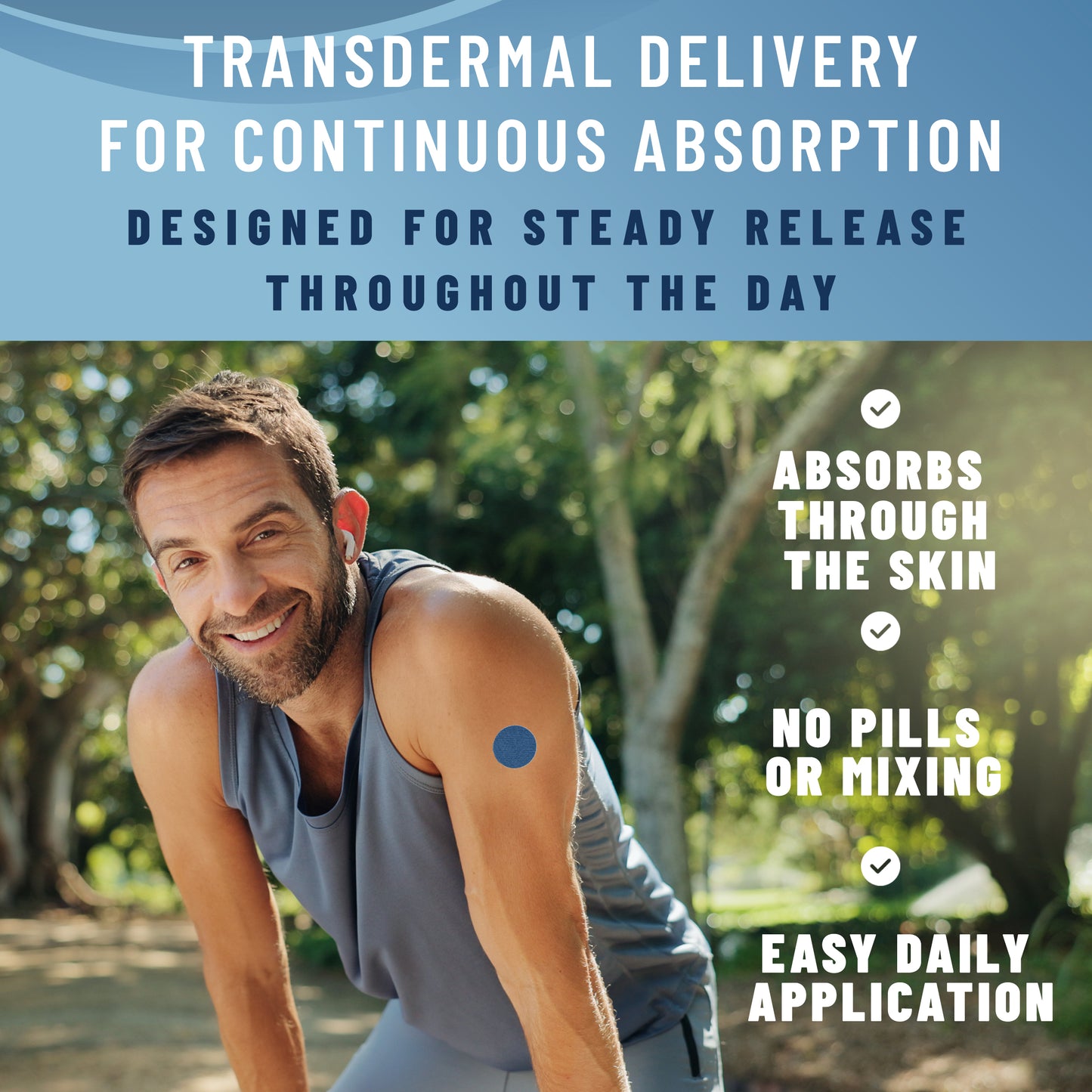 NAD+ Patches, Cellular Energy & Daily Vitality Support with NMN, Resveratrol, CoQ10 & B-Complex, 36 Patches