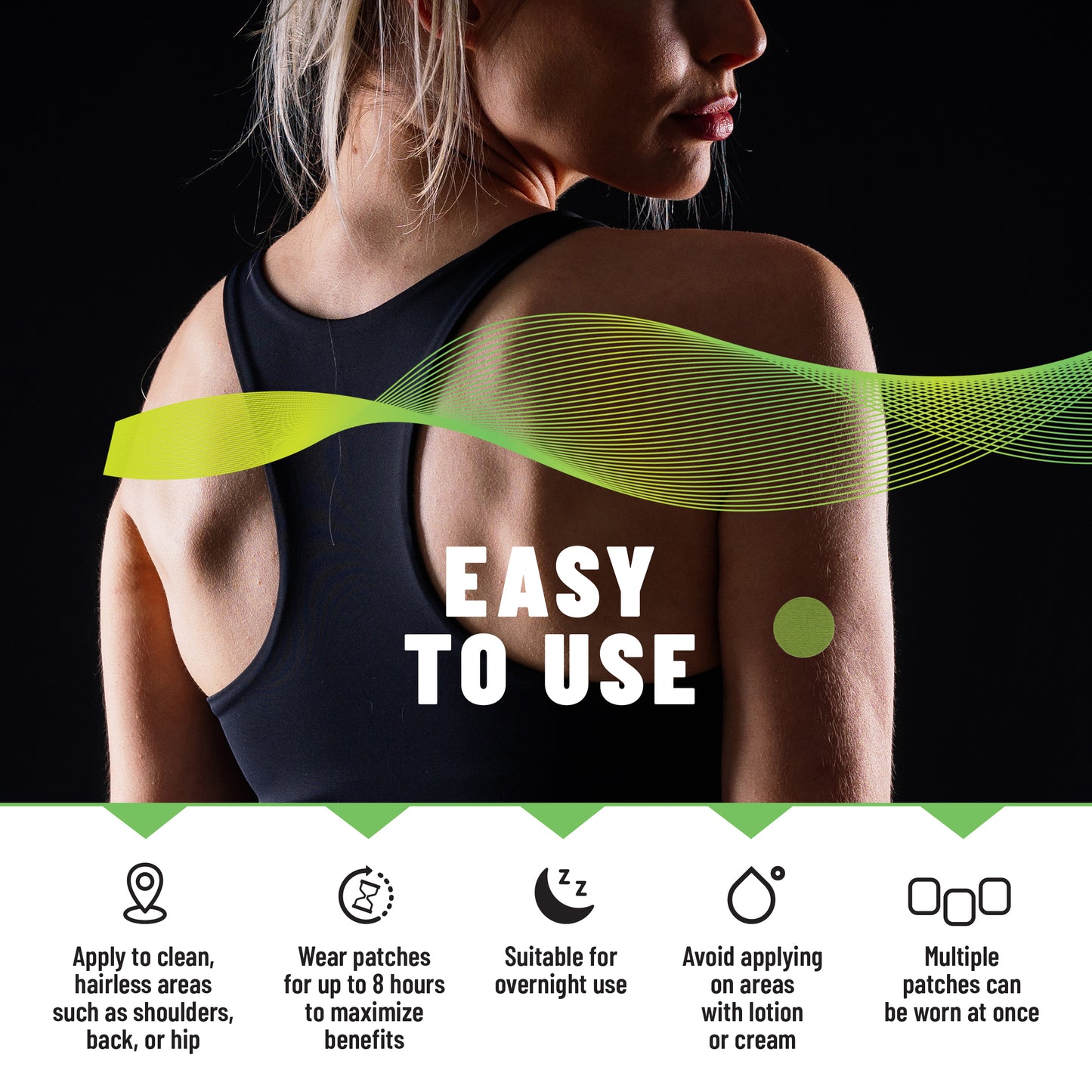 Slim Body Balance Patches, Daily Wellness & Metabolic Support with Garcinia Cambogia, B-Complex & L-Glutamine, 36 Patches