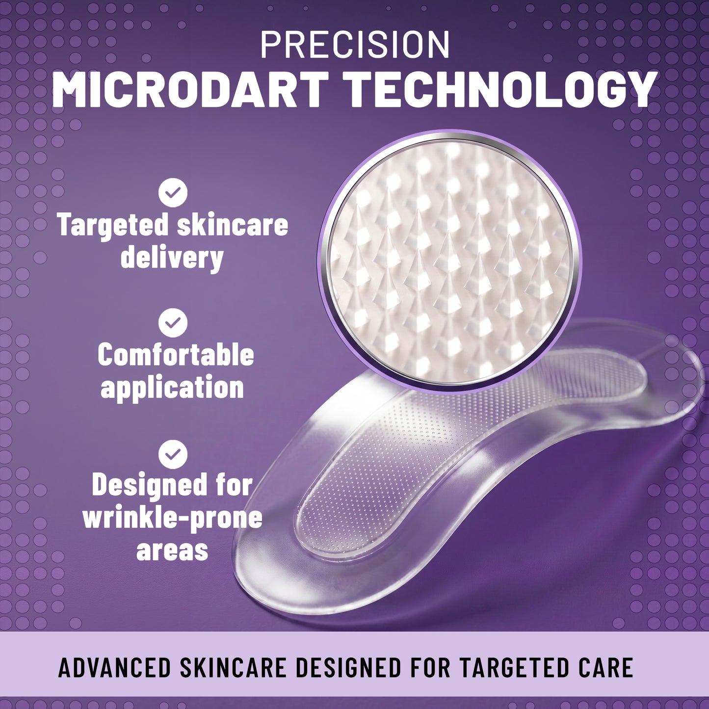 Microdarts Wrinkle Patches, Smoothing & Firming Patches with Bakuchiol, Hyaluronic Acid & Niacinamide, 10 Patches