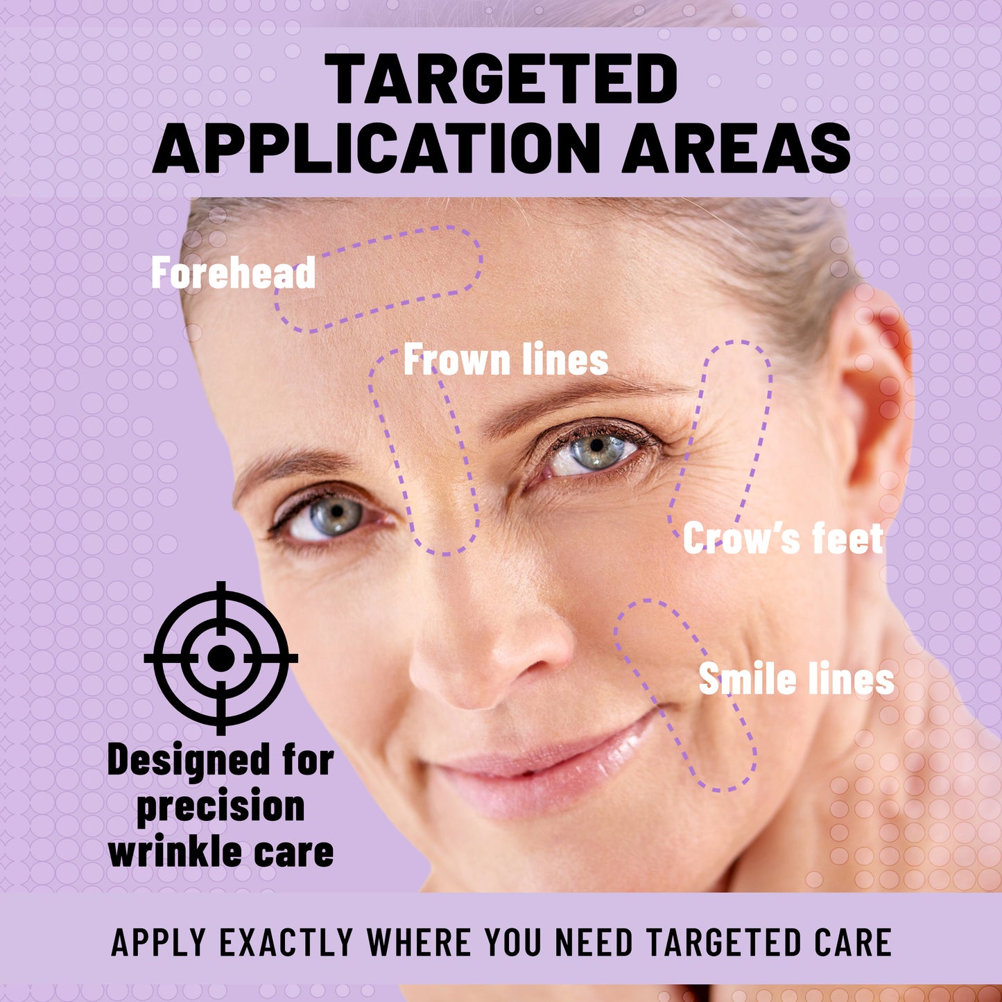 Microdarts Wrinkle Patches, Smoothing & Firming Patches with Bakuchiol, Hyaluronic Acid & Niacinamide, 10 Patches