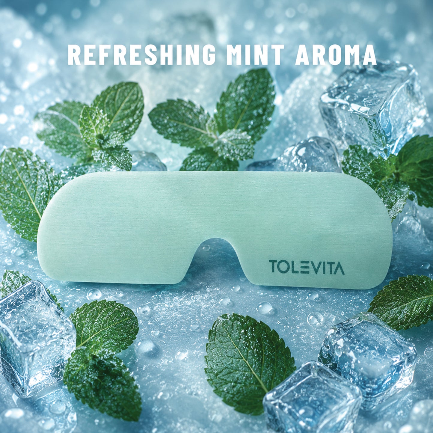 Refresh Eye Mask, Cooling & Refreshing Hydrogel Eye Mask with Mint Extract, 20 Masks