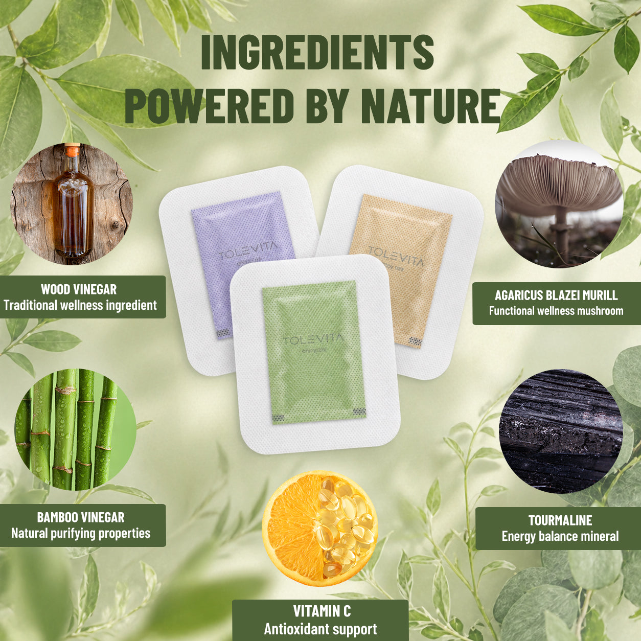 Foot Pads, Overnight & Soothing Foot Pads for Relaxation & Nighttime Comfort with Green Tea, Ginger & Lavender, 30 Pads