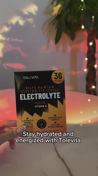 Electrolyte Patches with Vitamin D, 36 patches
