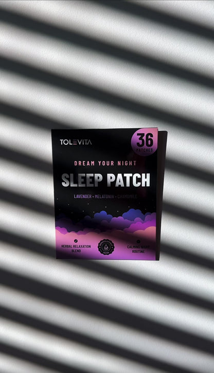 Sleep Patches Natural Sleep Aid with Melatonin, Lavender, L-Theanine, GABA & Herbal Extracts, 36 patches